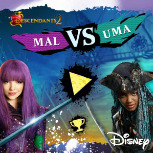 Descendants 2 mal vs uma